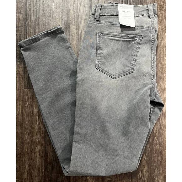 Liz Claiborne Denim - Liz Claiborne Women's City-Fit Skinny Jeans Gray Wash Size 4